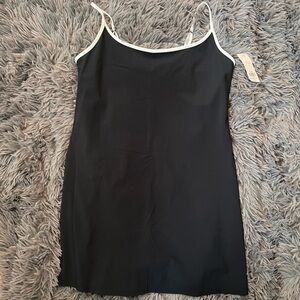 NWT A&F traveler mini dress with white trim
